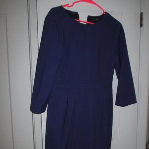 J Crew Long Sleeve Purple Dress. Size 10. NWT.